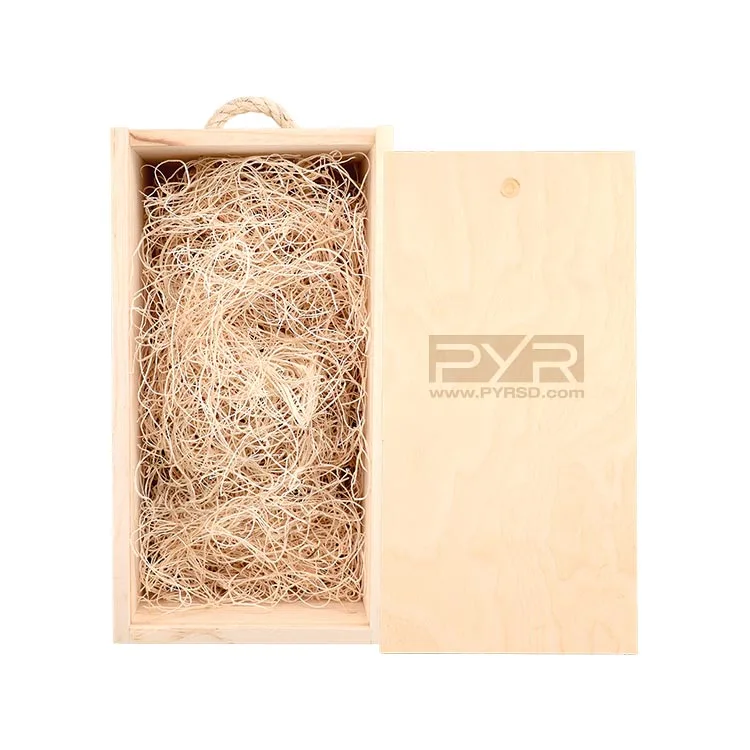 Rustic Laser-Engraved Liquor Wood Box