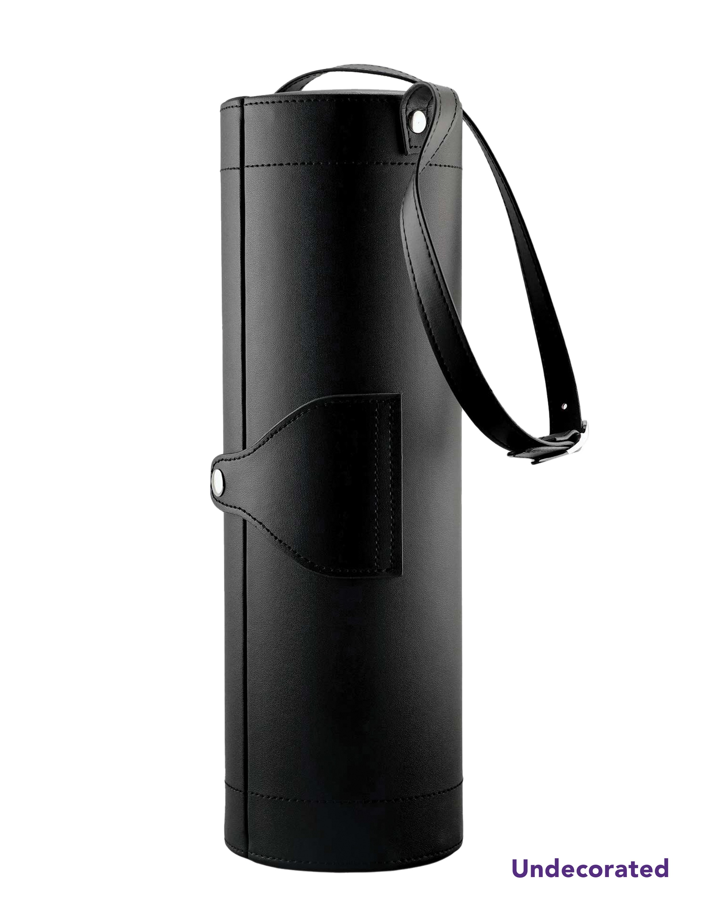 Black Faux Leather