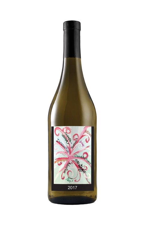 Labeled Chardonnay White Wine Wine w/Full-Color Custom Label