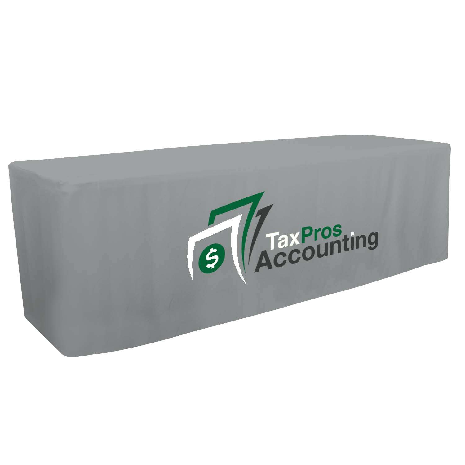 8' Fitted Table Throw (Full-Color Front Only) view 2