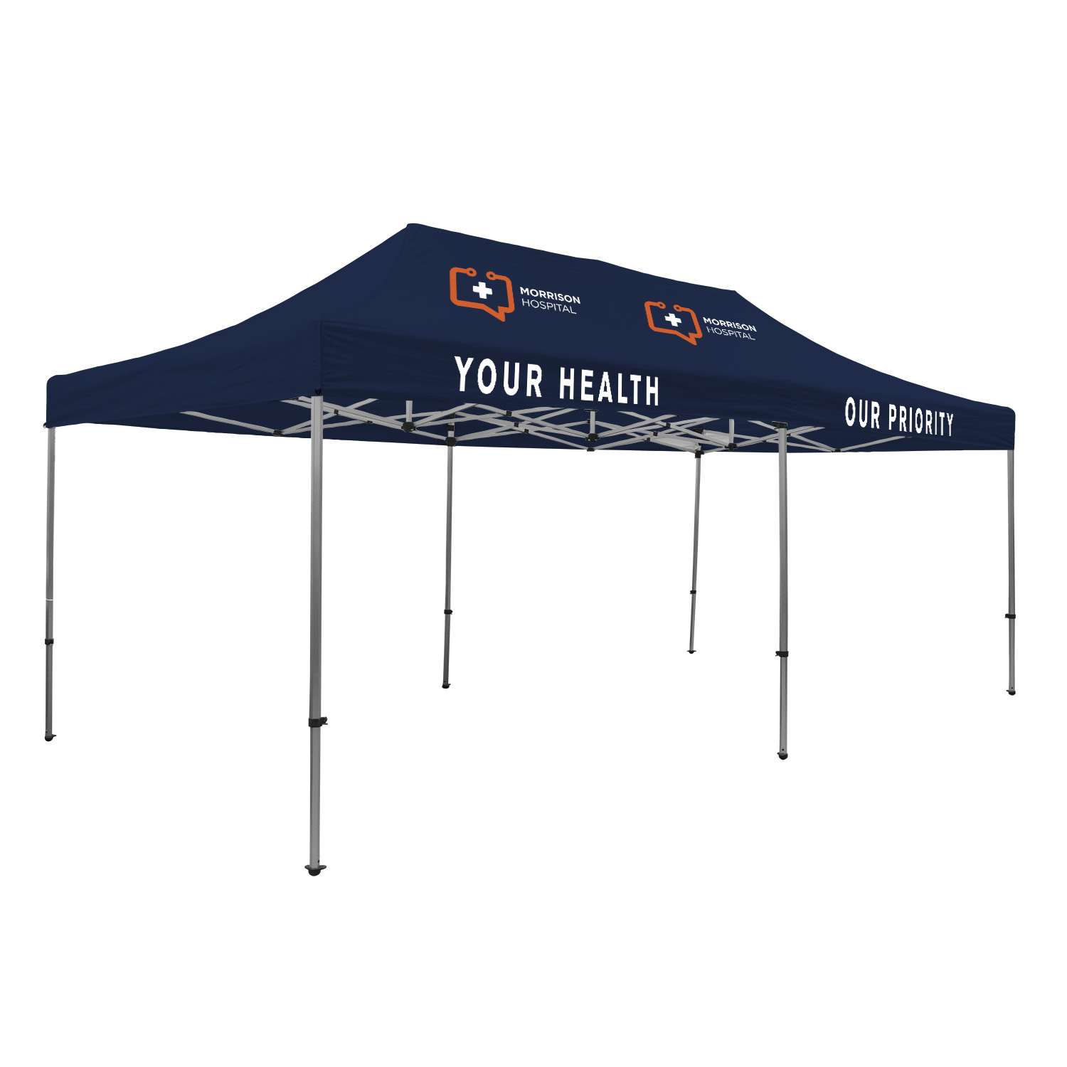 20' Premium Tent Kit (Imprinted, 4 Locations) view 2