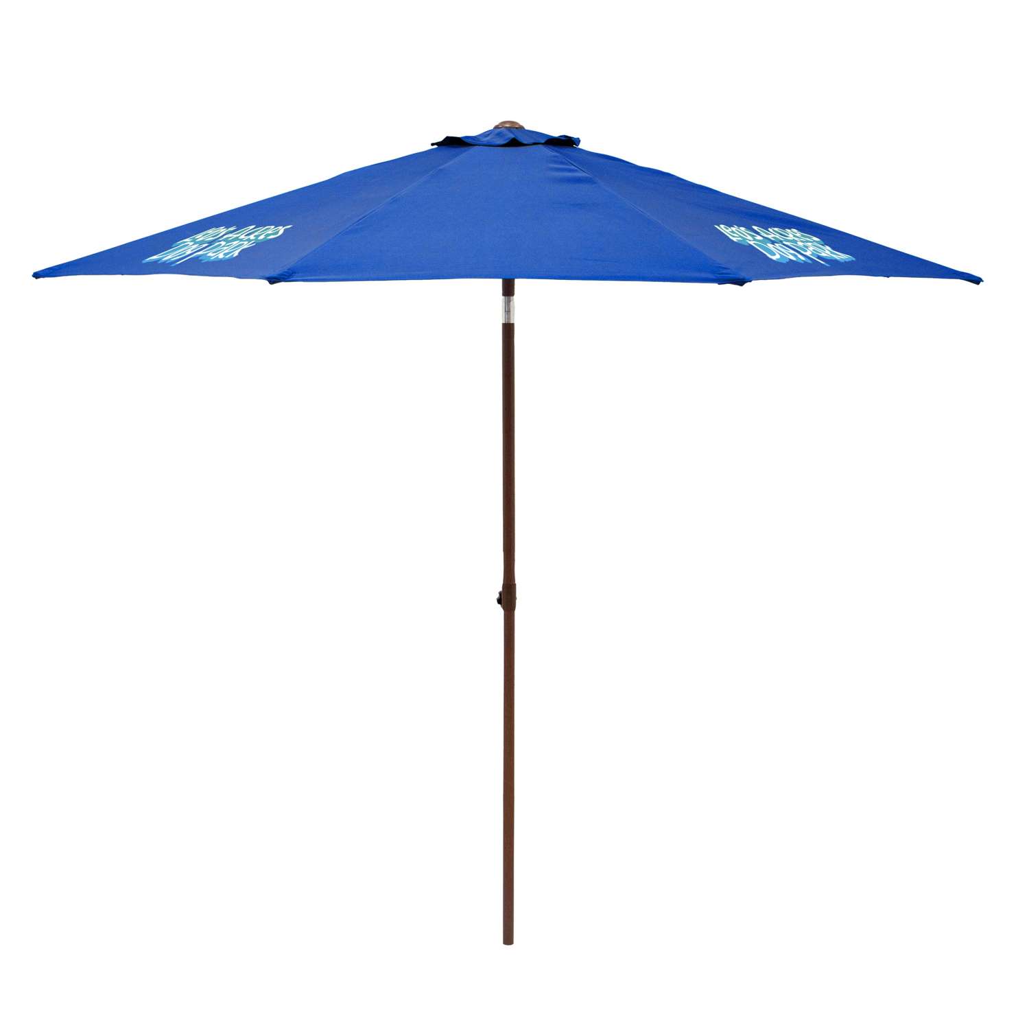 9' Wood Look Tilting Market Umbrella Kit (4 Imprints) view 2