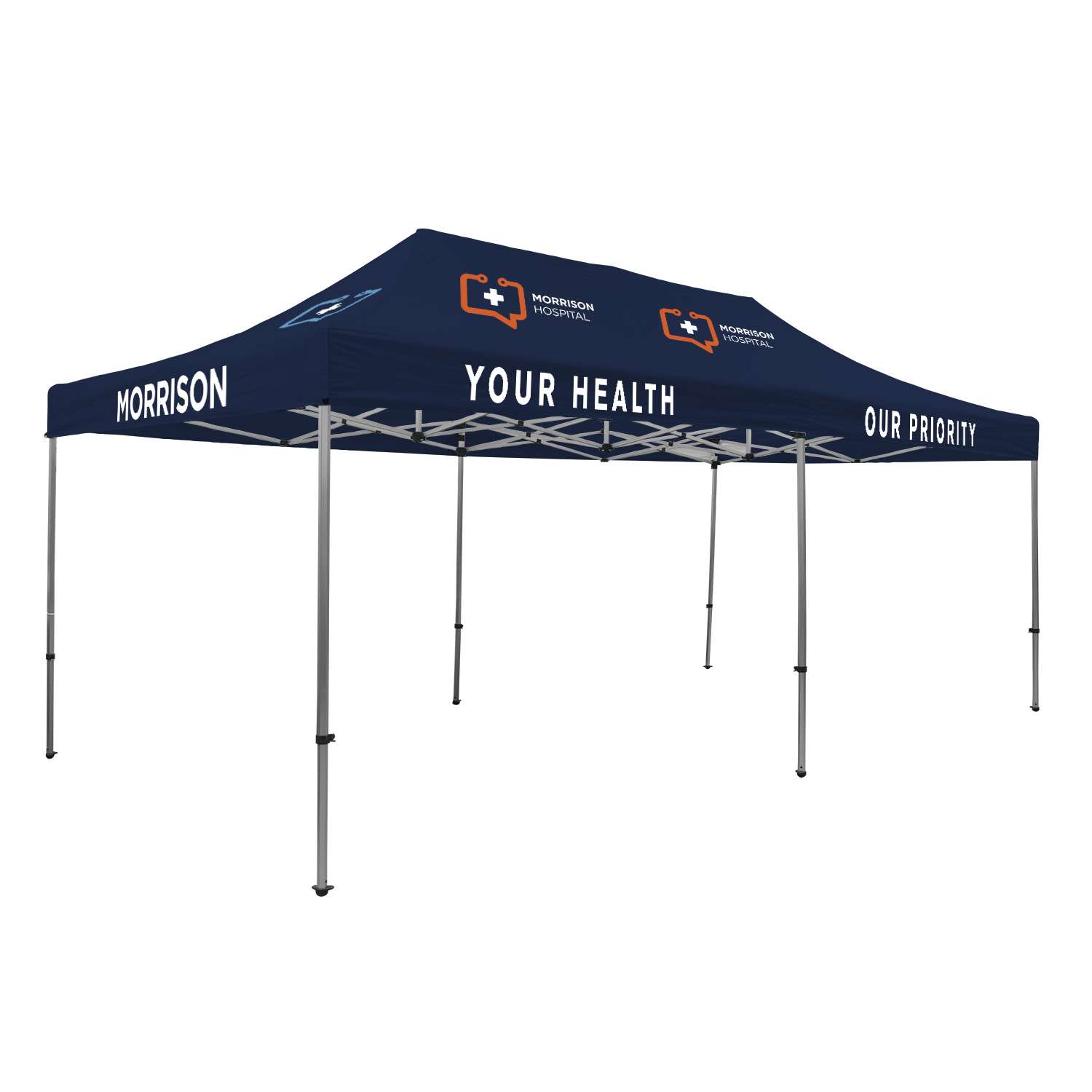 20' Premium Tent Kit (Imprinted, 12 Locations) view 2