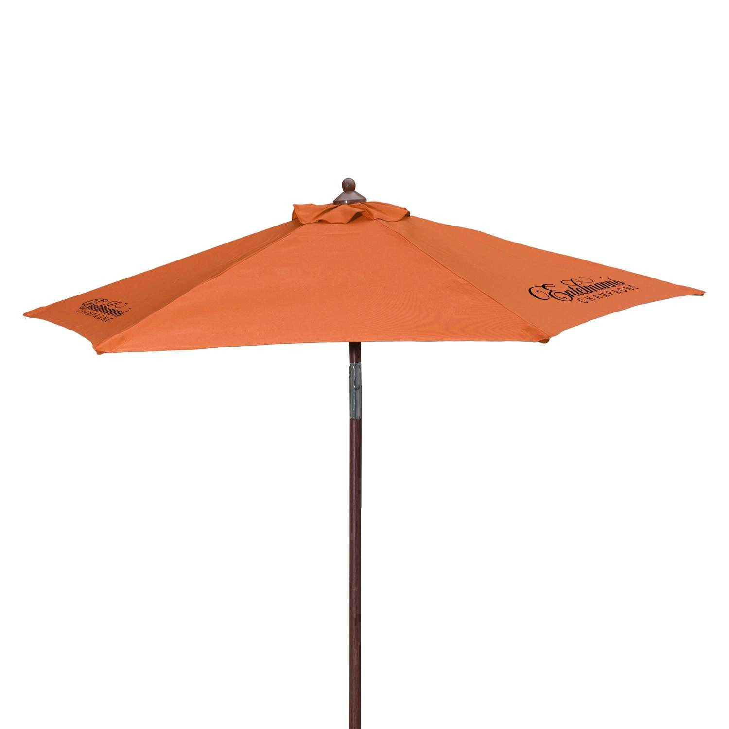 7' Wood Look Tilting Market Umbrella Kit (3 Imprints) view 2