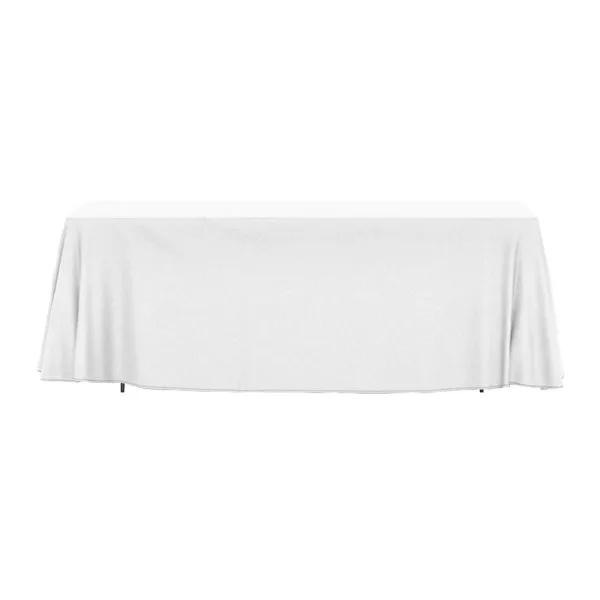 IMPORT 6' Open-Back Full-Color Drape Table Throw view 3