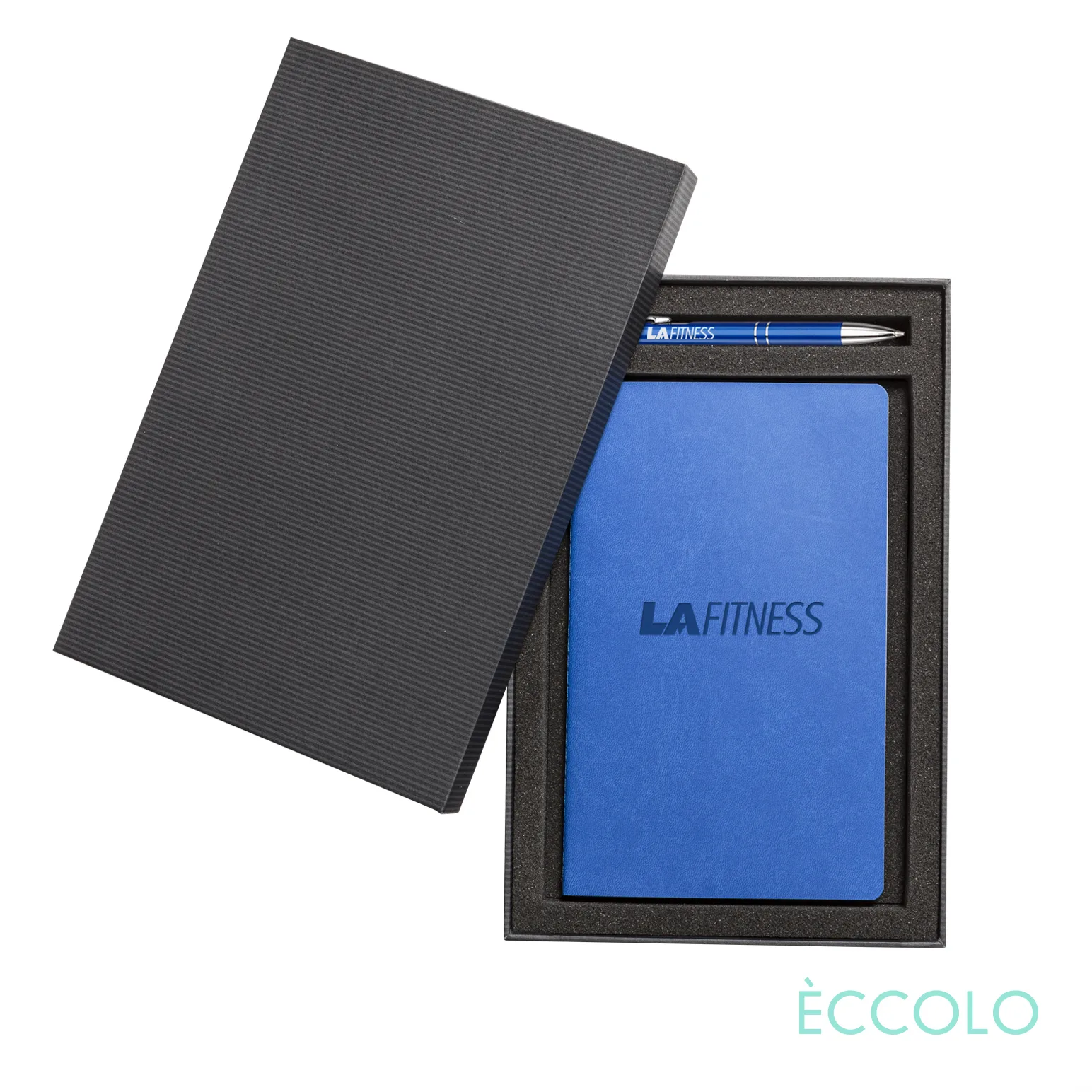 Journal & Clicker Pen Gift Set, Blue 7685c / Blue