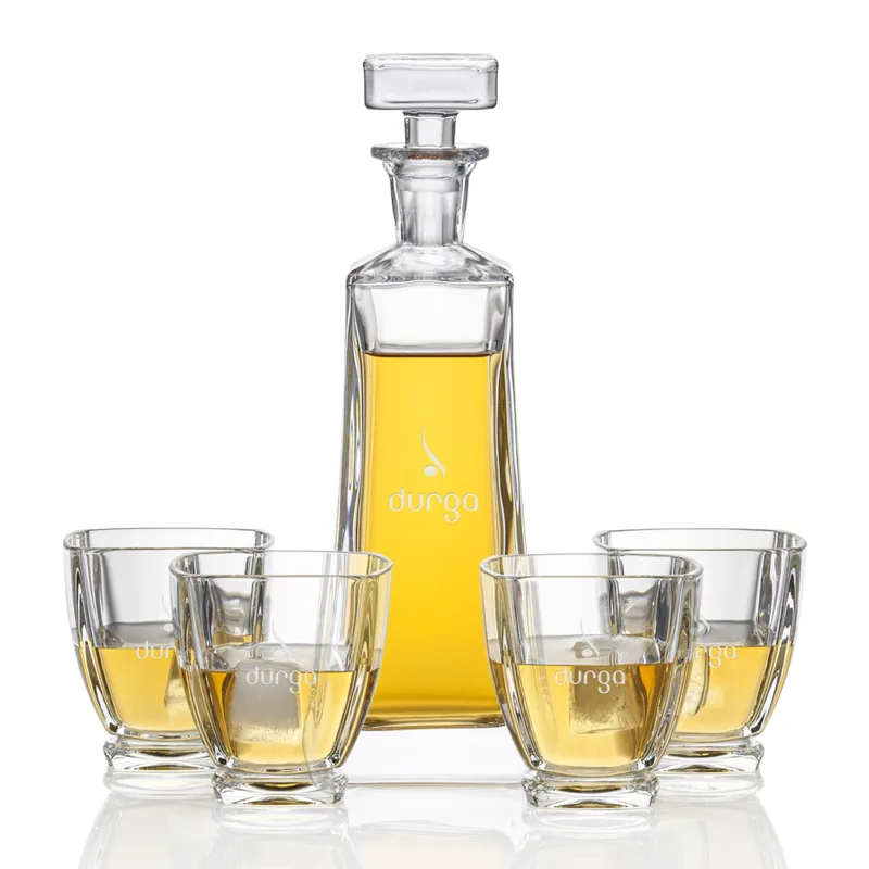 Decanter Set, Decanter & 4 OTR
