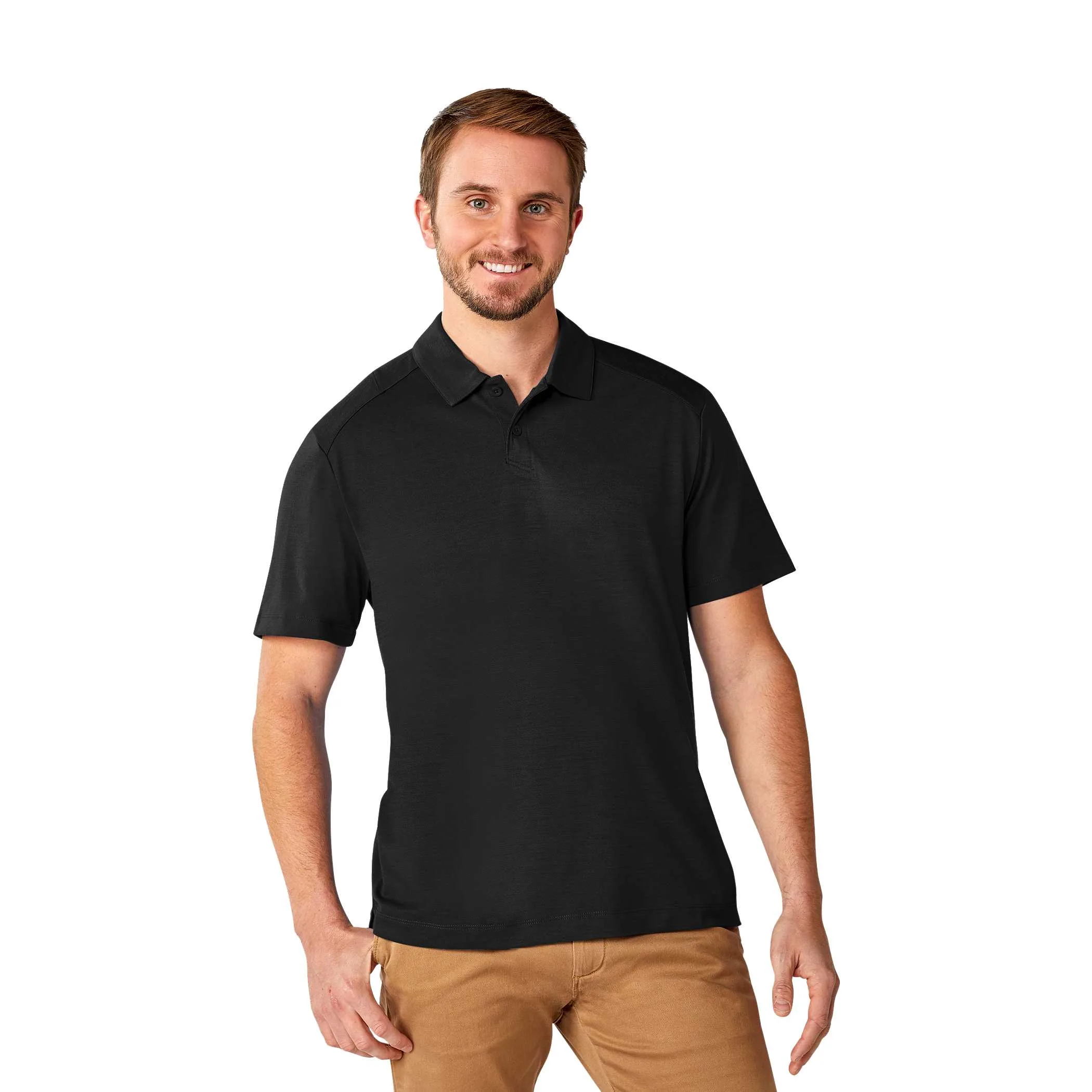 Men's AMOS Eco Short Sleeve Performance Polo view 2