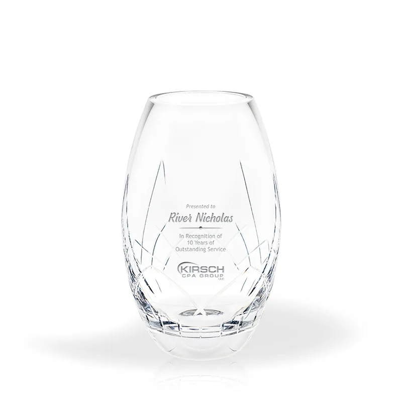Atticus Crystal Vase - Medium