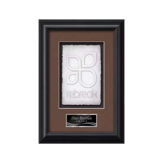 Monarch Framed Award - Black — Monarch Framed Award - Black