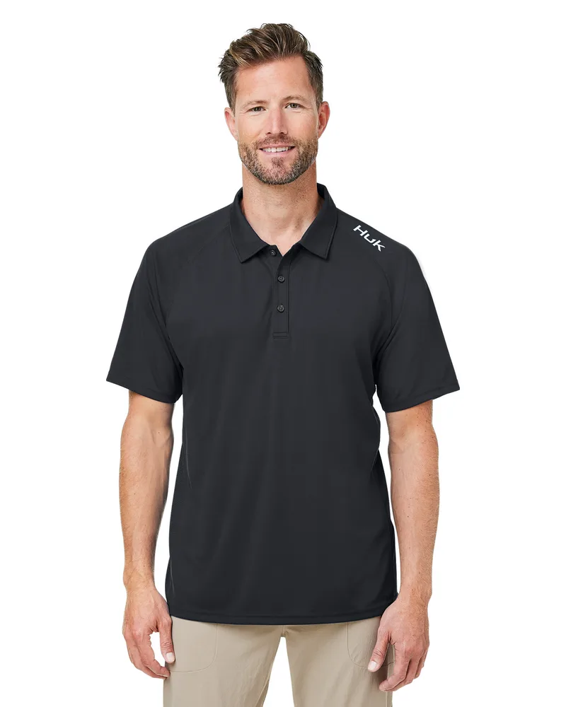HUK® Men's Lopro Solid Short Sleeve Performance Polo
