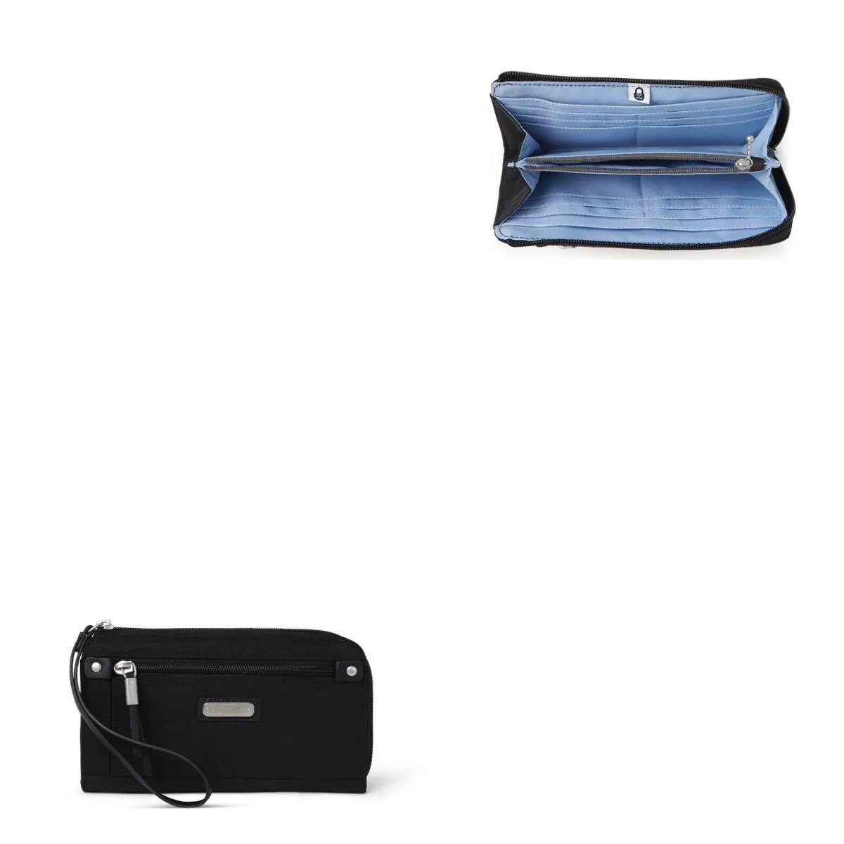 Baggallini® Zip Around Wallet - Black