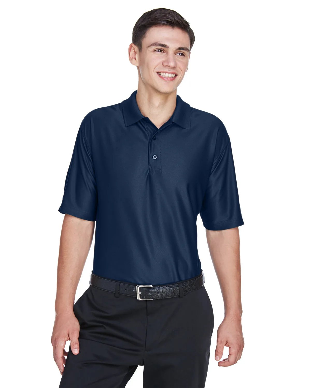 ULTRACLUB Men's Cool & Dry Elite Performance Polo view 4