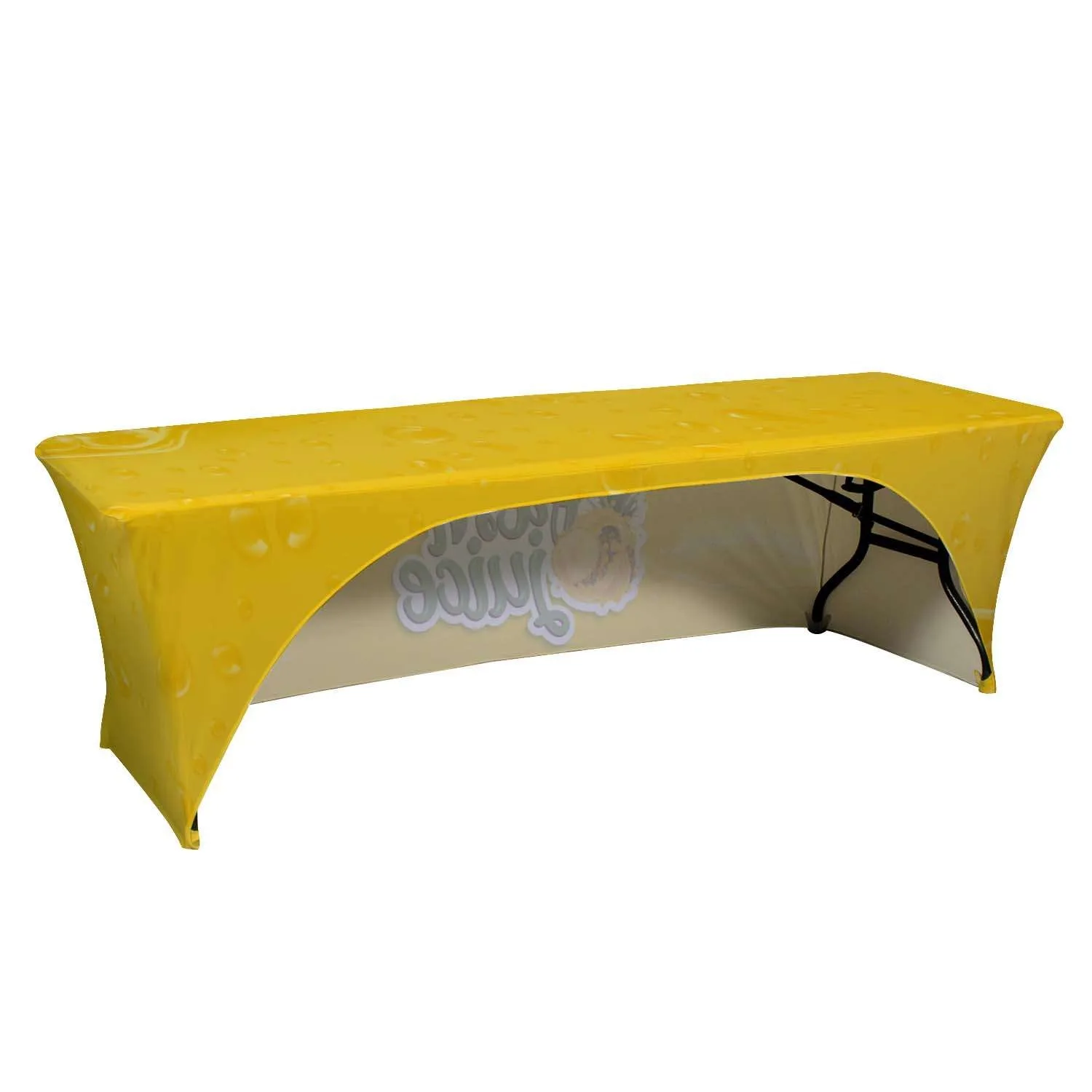 8' UltraFit Curve Table Throw (Full-Color Full Bleed) view 3