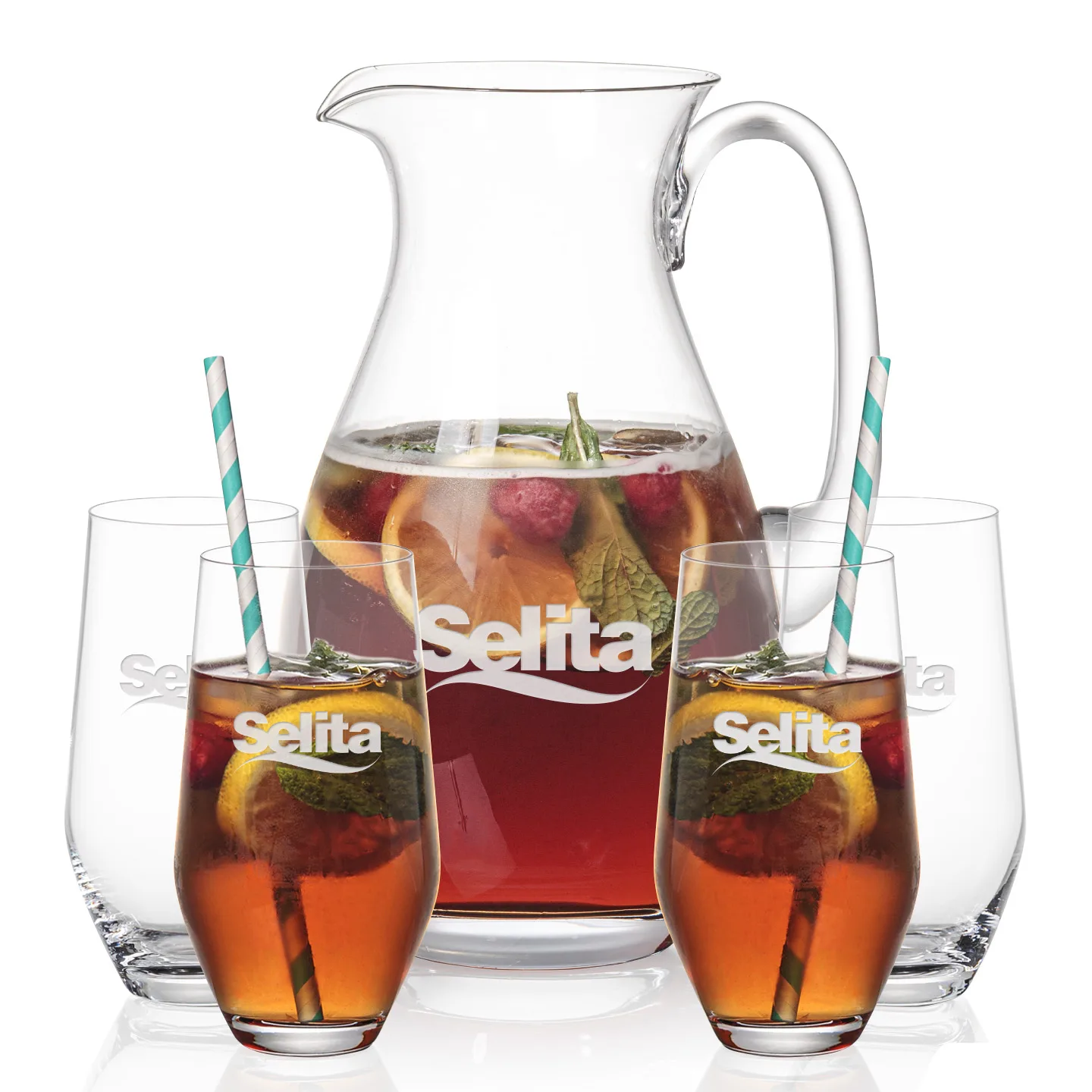 Pitcher & 4 Beverage