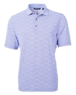Cutter & Buck Virtue Eco Pique Botanical Print Recycled Mens Polo view 5