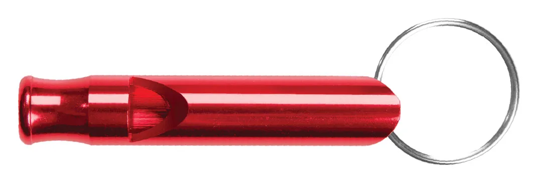 Aluminum Metal Whistle Key Chain view 3