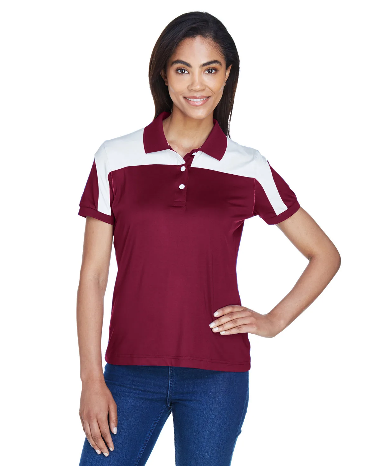Team 365 Ladies' Victor Performance Polo view 3