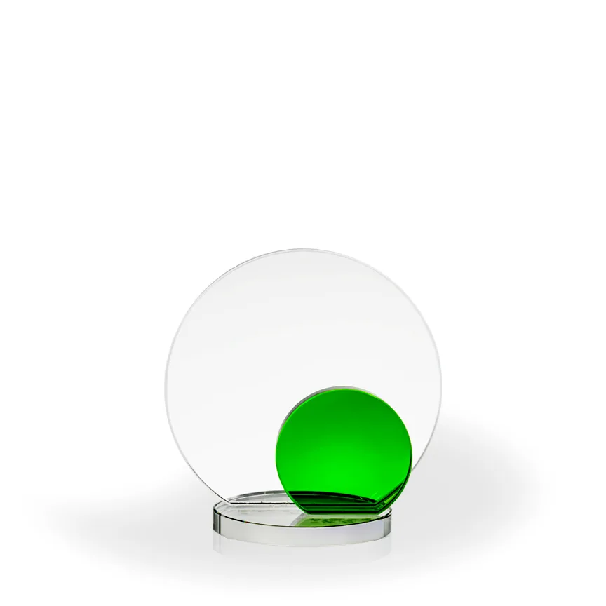 Green Moon Crystal Award view 2