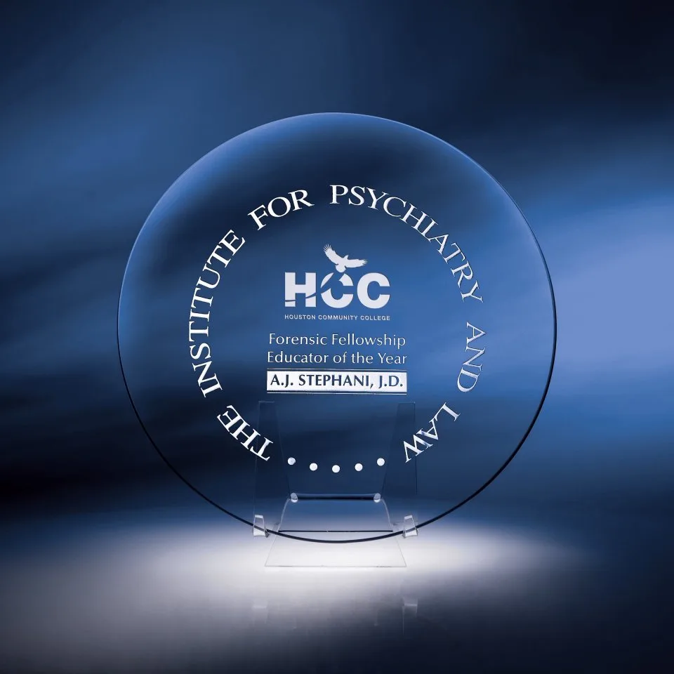 10" Quest Jade Crystal Award Plate
