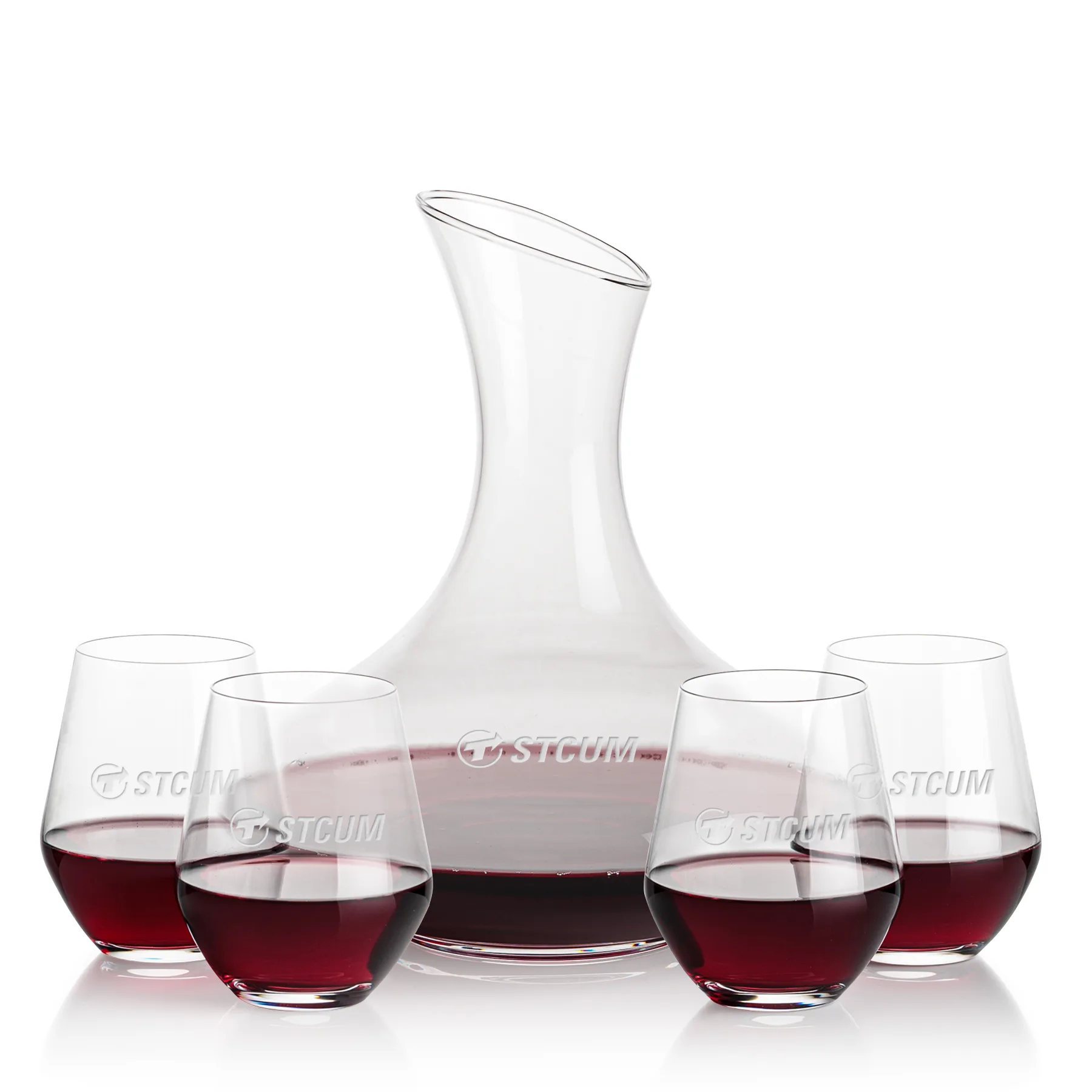 Carafe & 4 Stemless