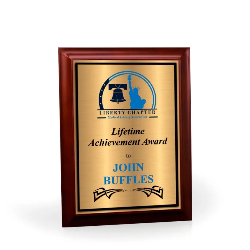 Jordan Plaque Gold - Small view 2