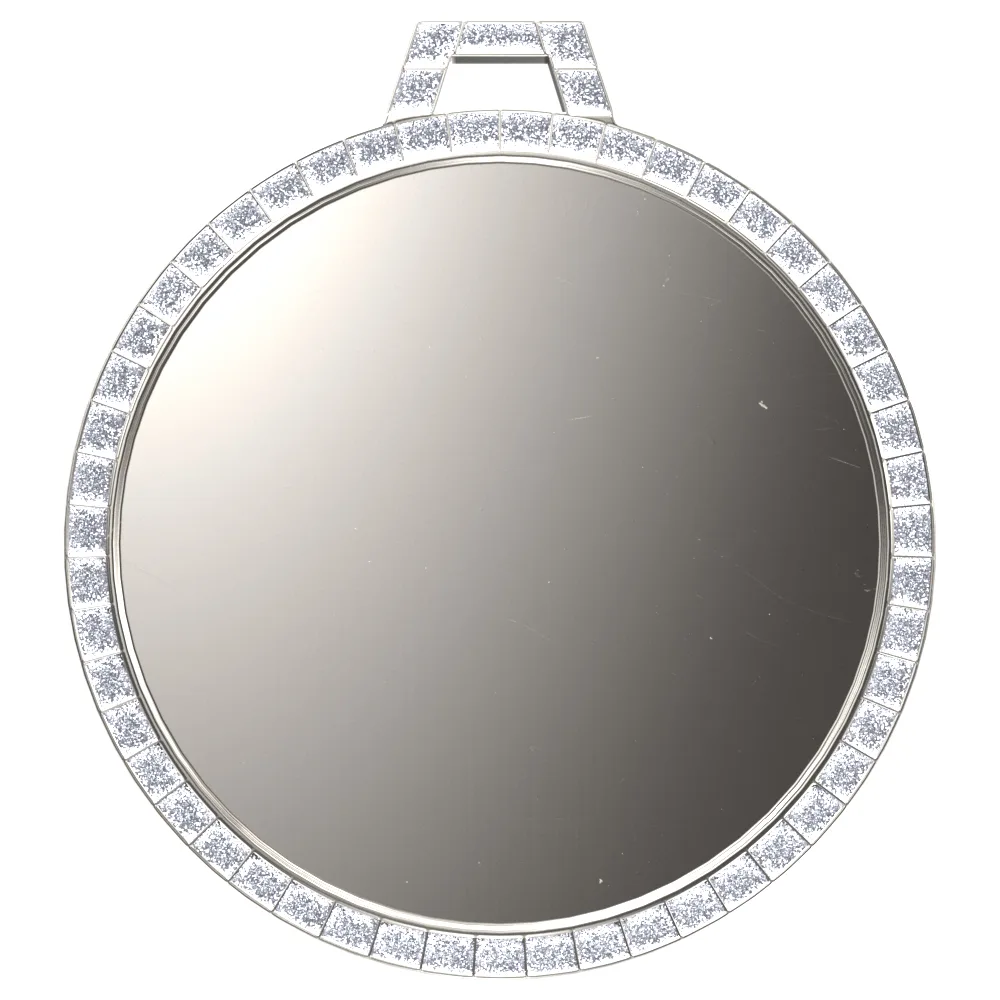 Vibraprint® Bright White GEM Insert Medallion (2-1/4") view 3
