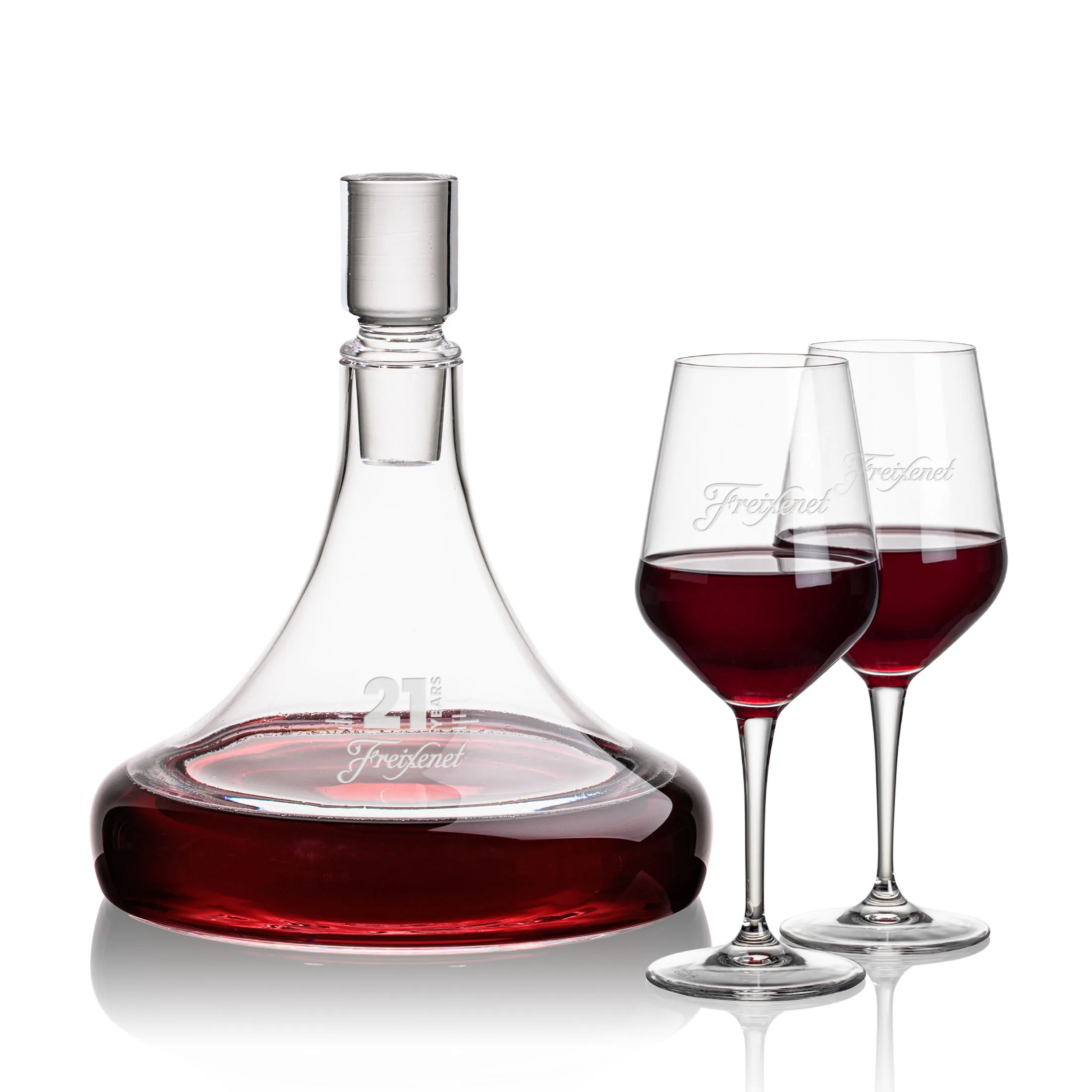Decanter & 2 Wine