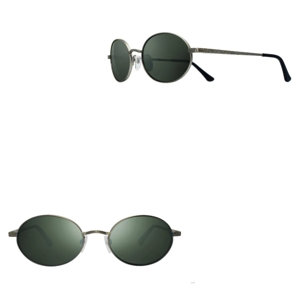 Revo Sunglasses Python Round Sunglasses w/Crystal Glass Lens