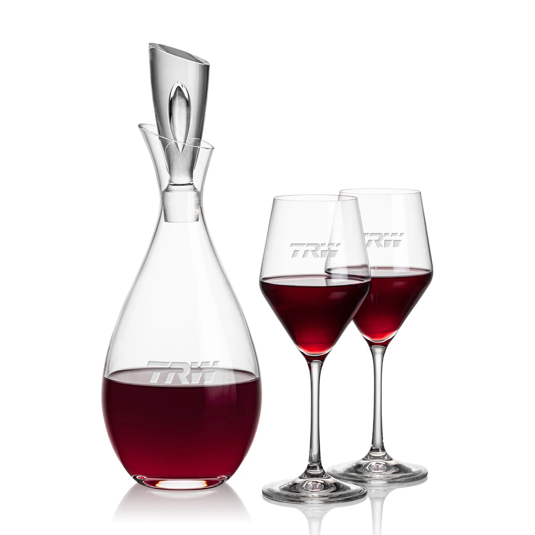 Decanter & 2 Wine