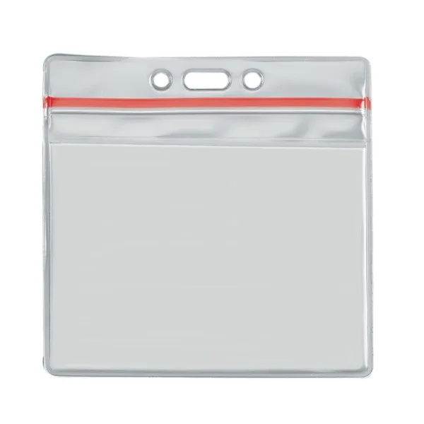 4" x 3" Blank Horizontal Vinyl Pouch with Zipper view 2