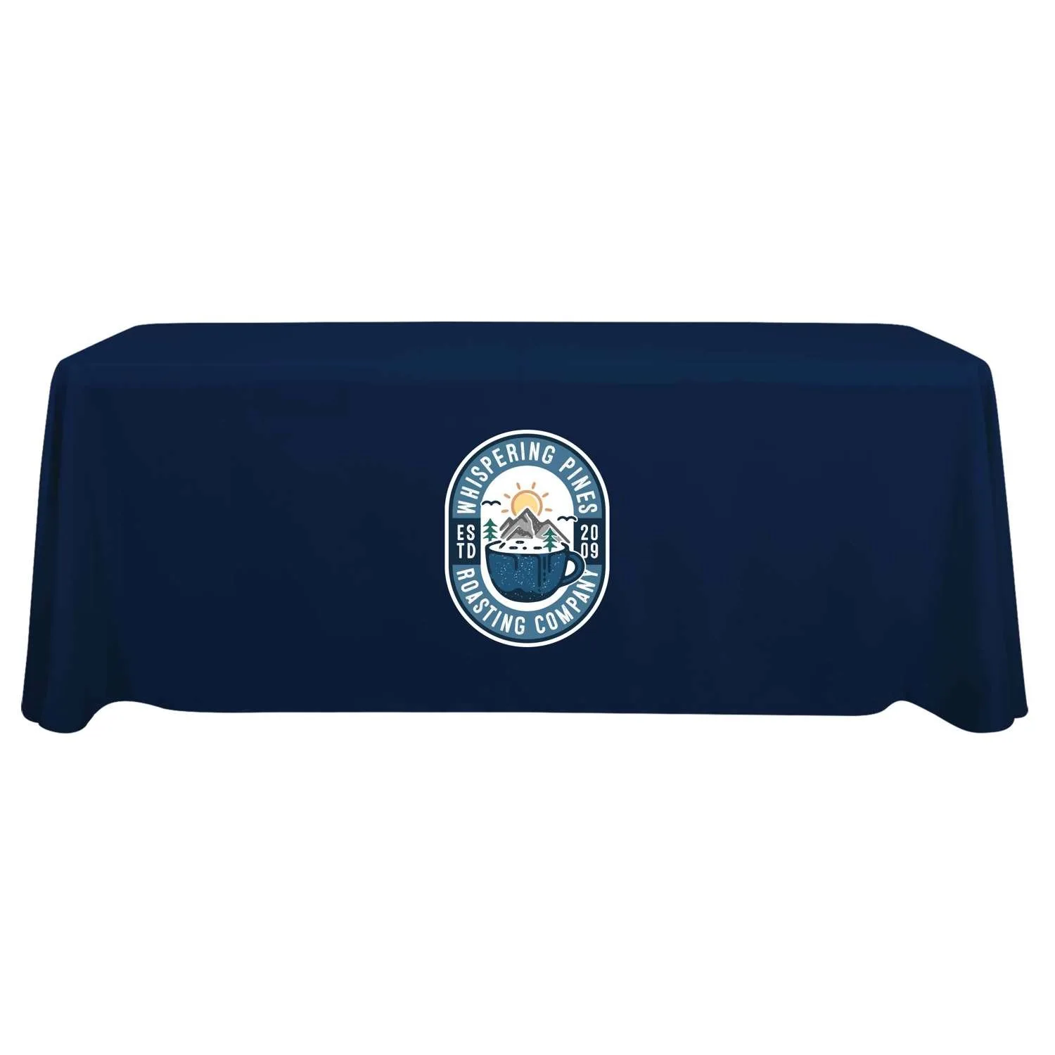 6' Stain Resistant Pro 3-Sided Throw Full-Color Imprint view 7