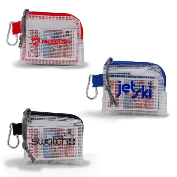 Outdoor Safety & First Aid Kit in a Zippered Clear Nylon Bag