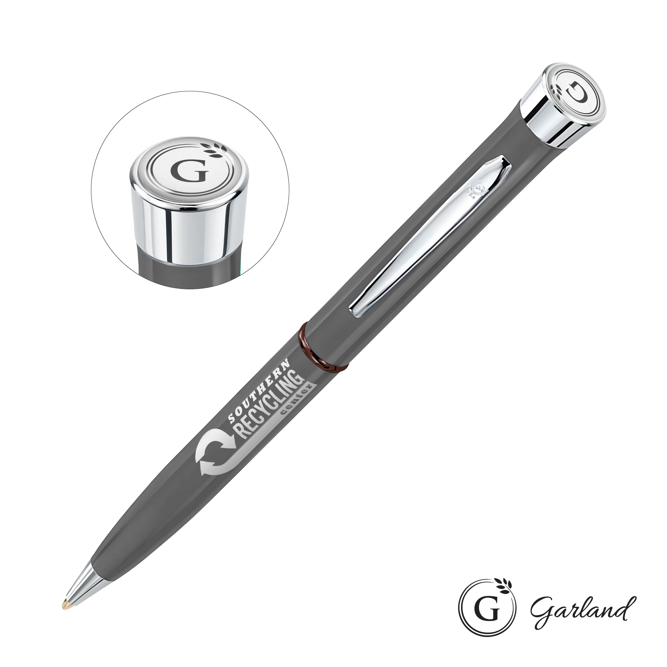 Grey with Red Band / Chrome