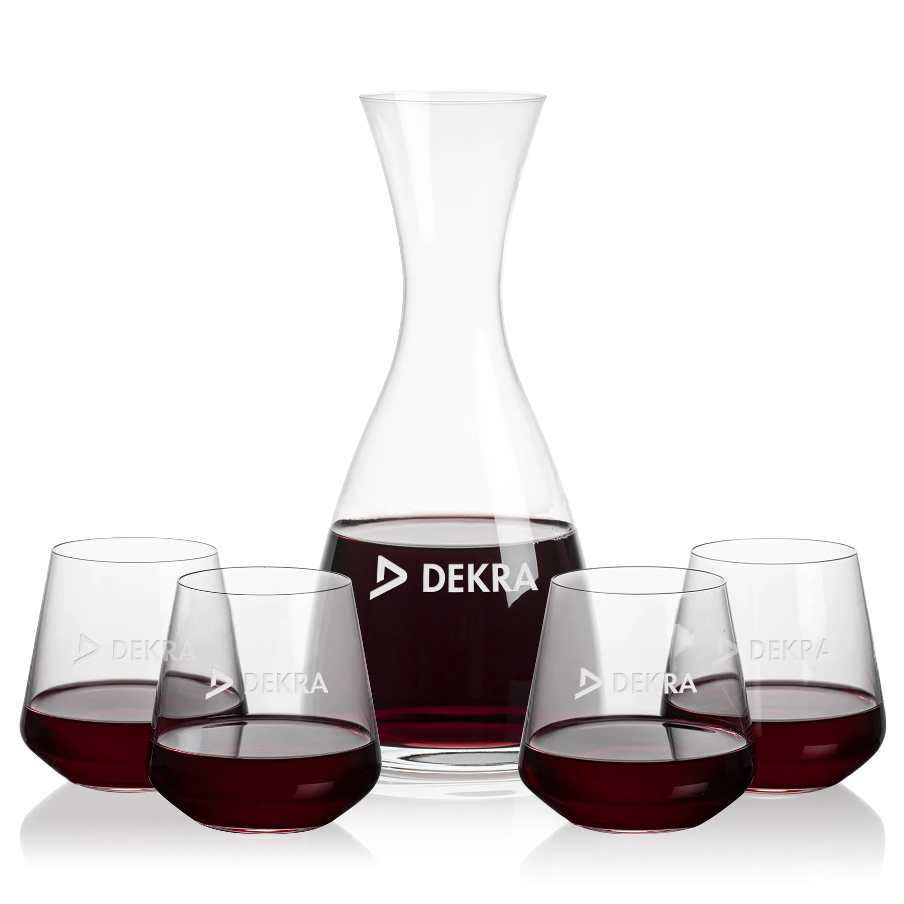 Carafe & 4 Stemless