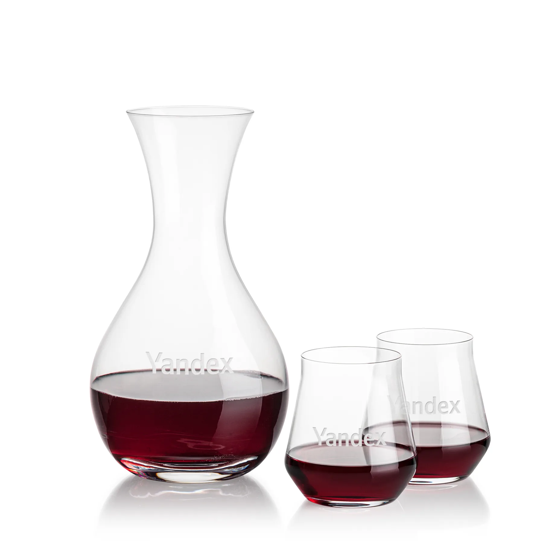 Carafe & 2 Stemless