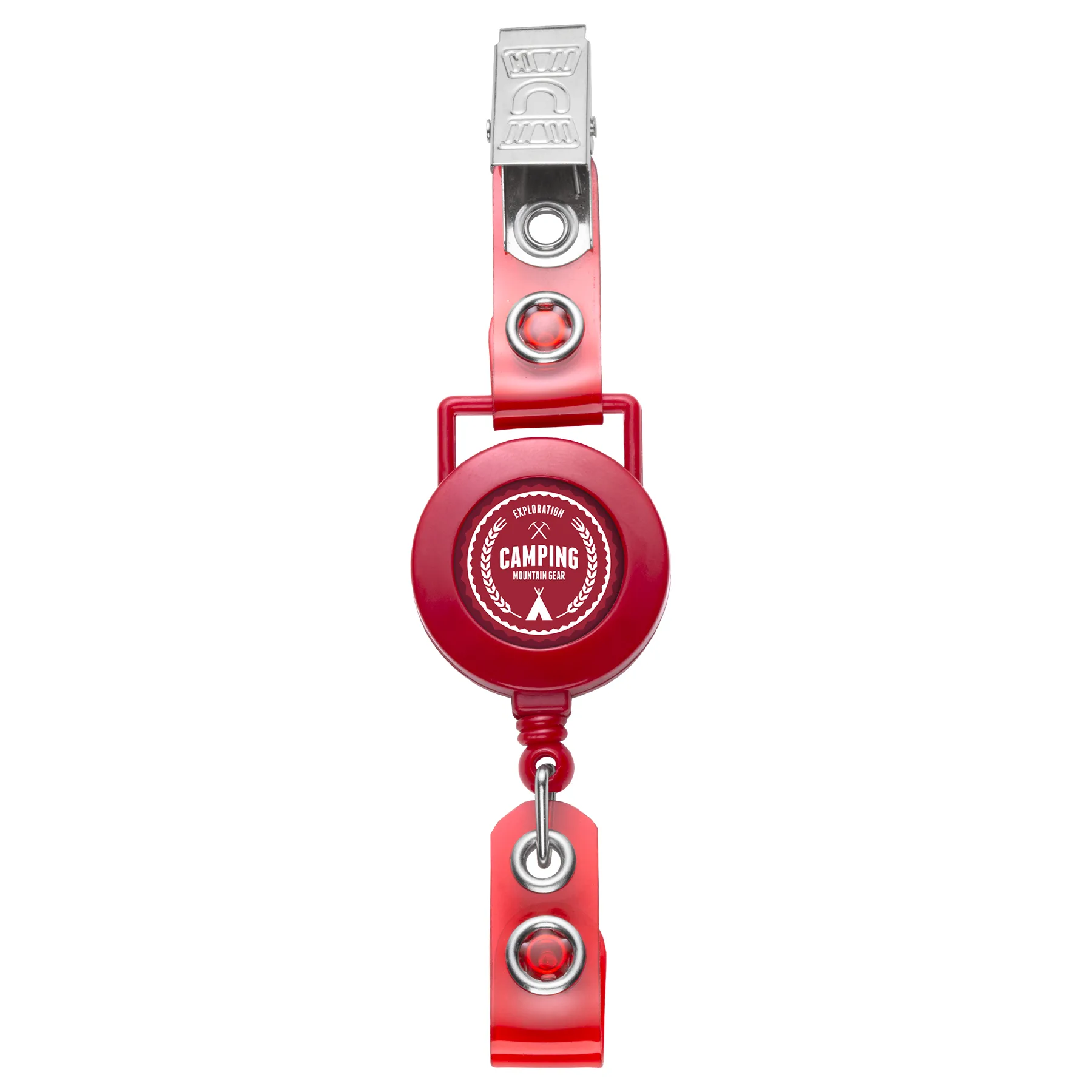 Round Hanger Retractable Badge Reel view 6