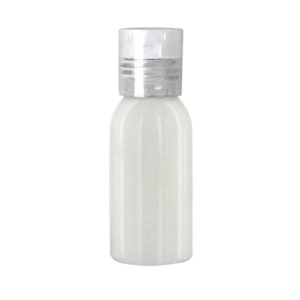 1 oz Lotion in Clear Round Bottle view 3