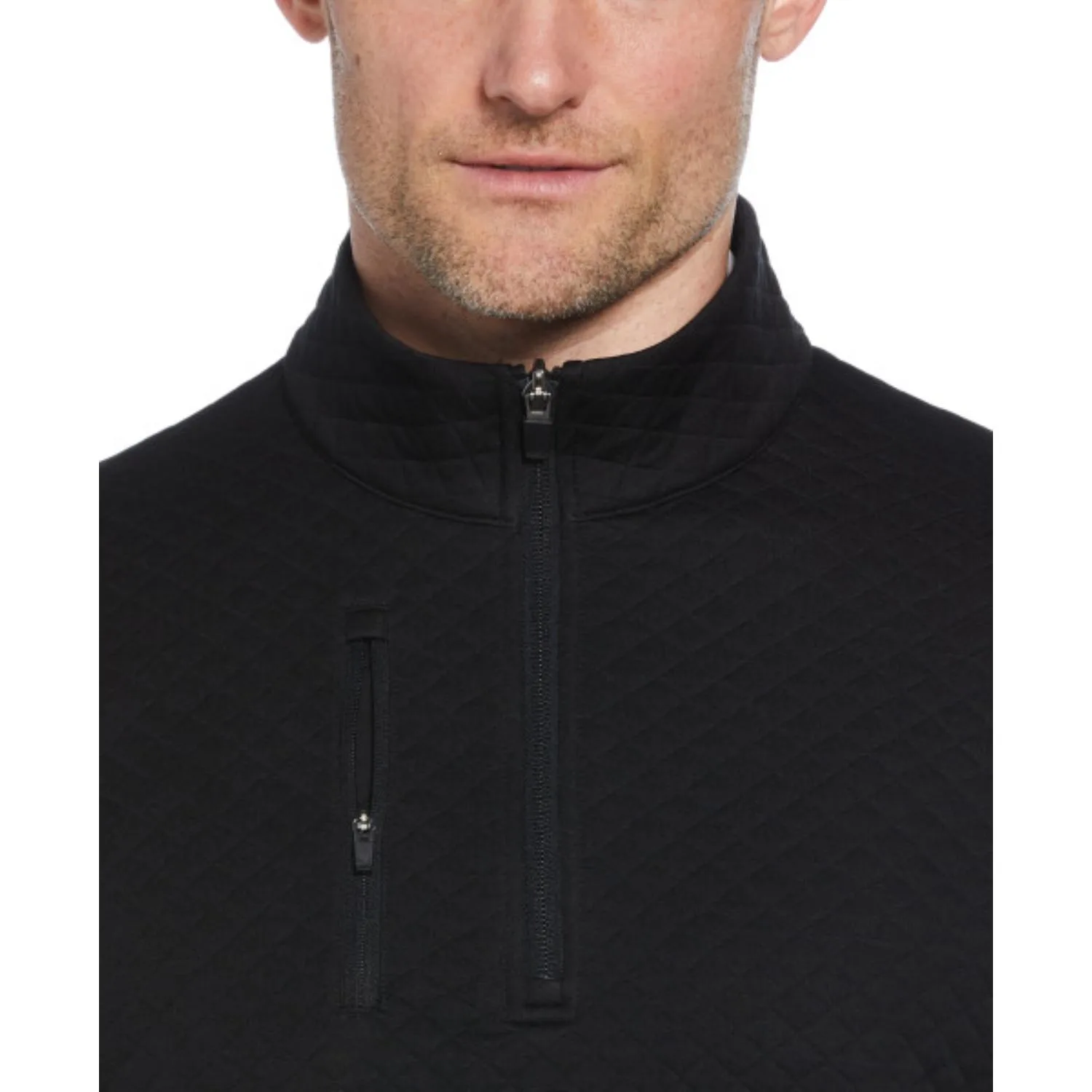 Callaway® Diamond Quilted Fleece Men's 1/4-Zip Pullover view 7