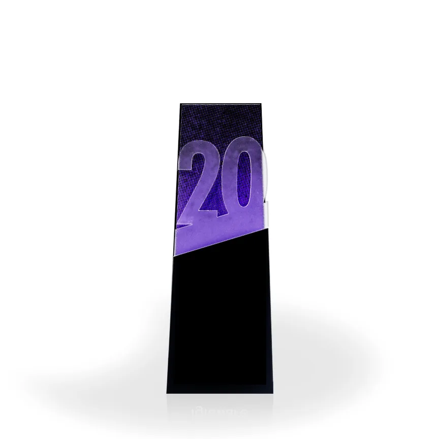 20 Flow Acrylic Desktop Award view 2