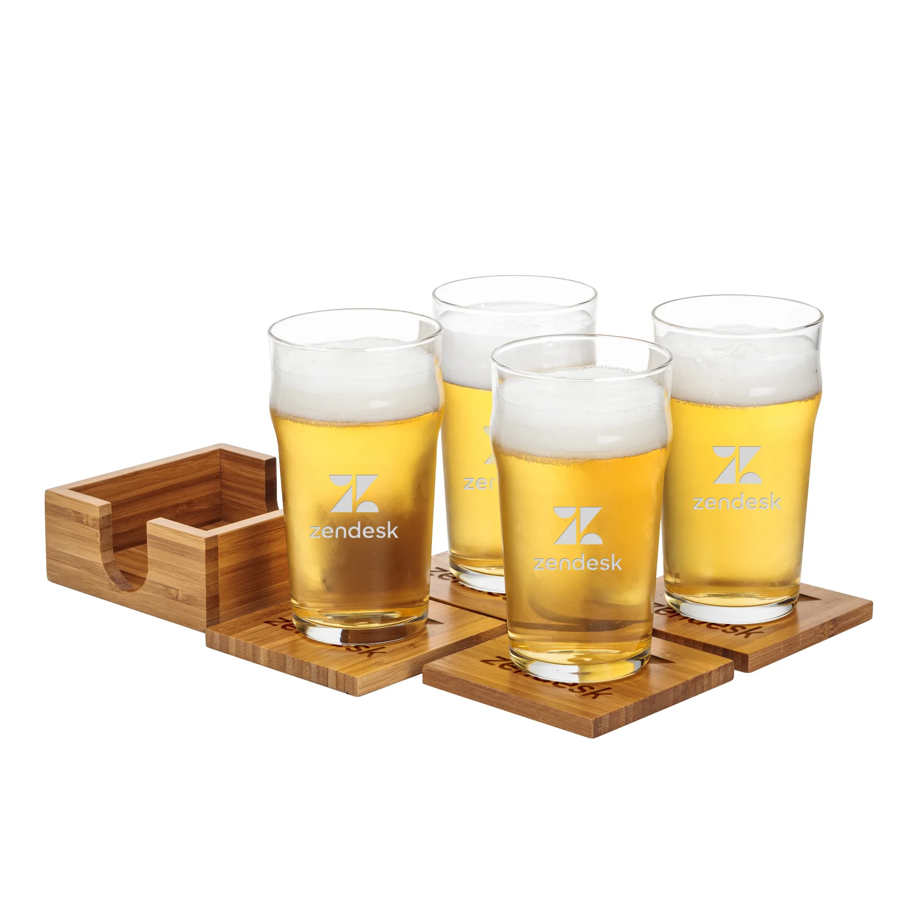 Bamboo Coaster Gift Set