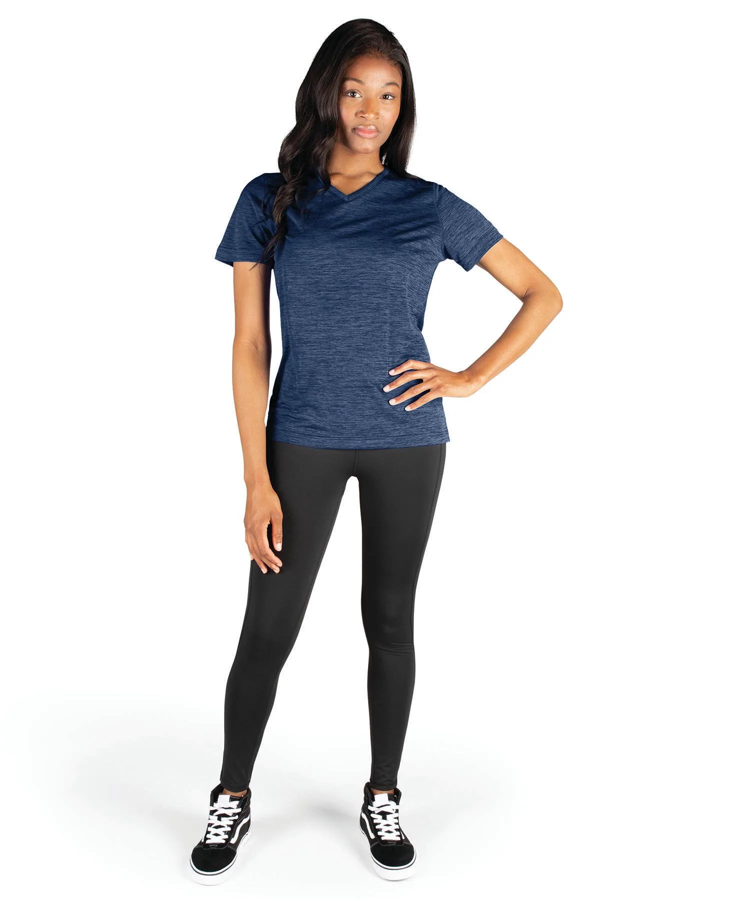 Navy Blue Blank Front Lifestyle