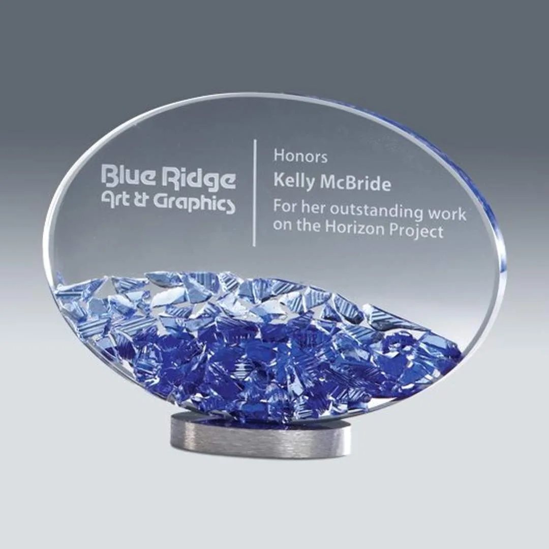 Blue/Silver 5" x 6.5"
