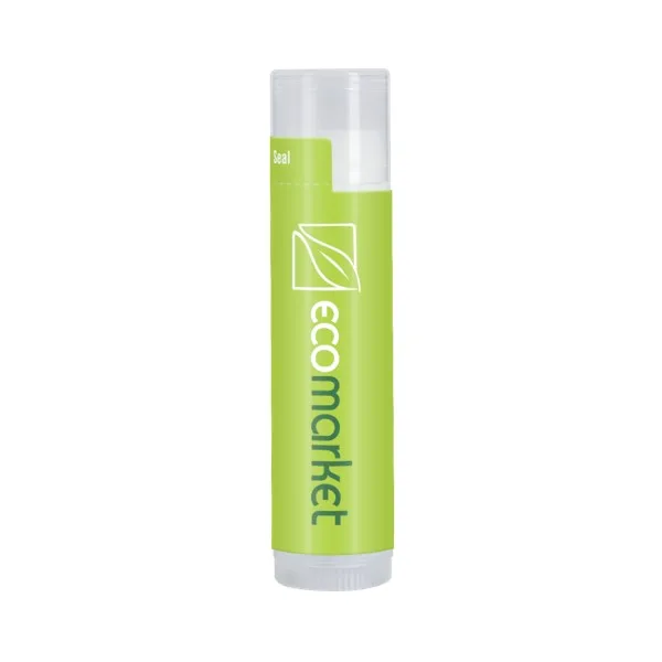 Natural Lip Moisturizer with Organic Ingredients in Clear Tube view 2