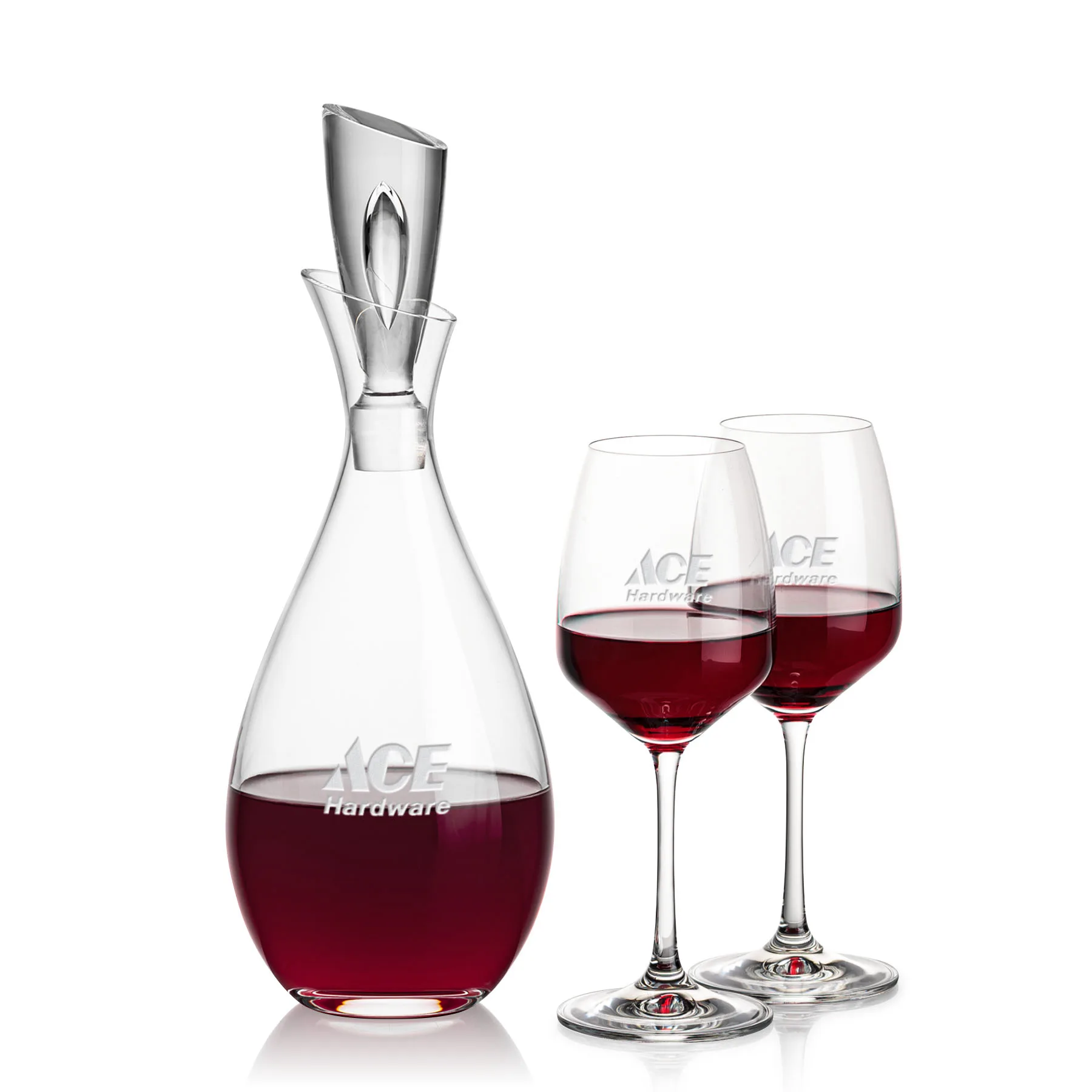 Decanter & 2 Wine