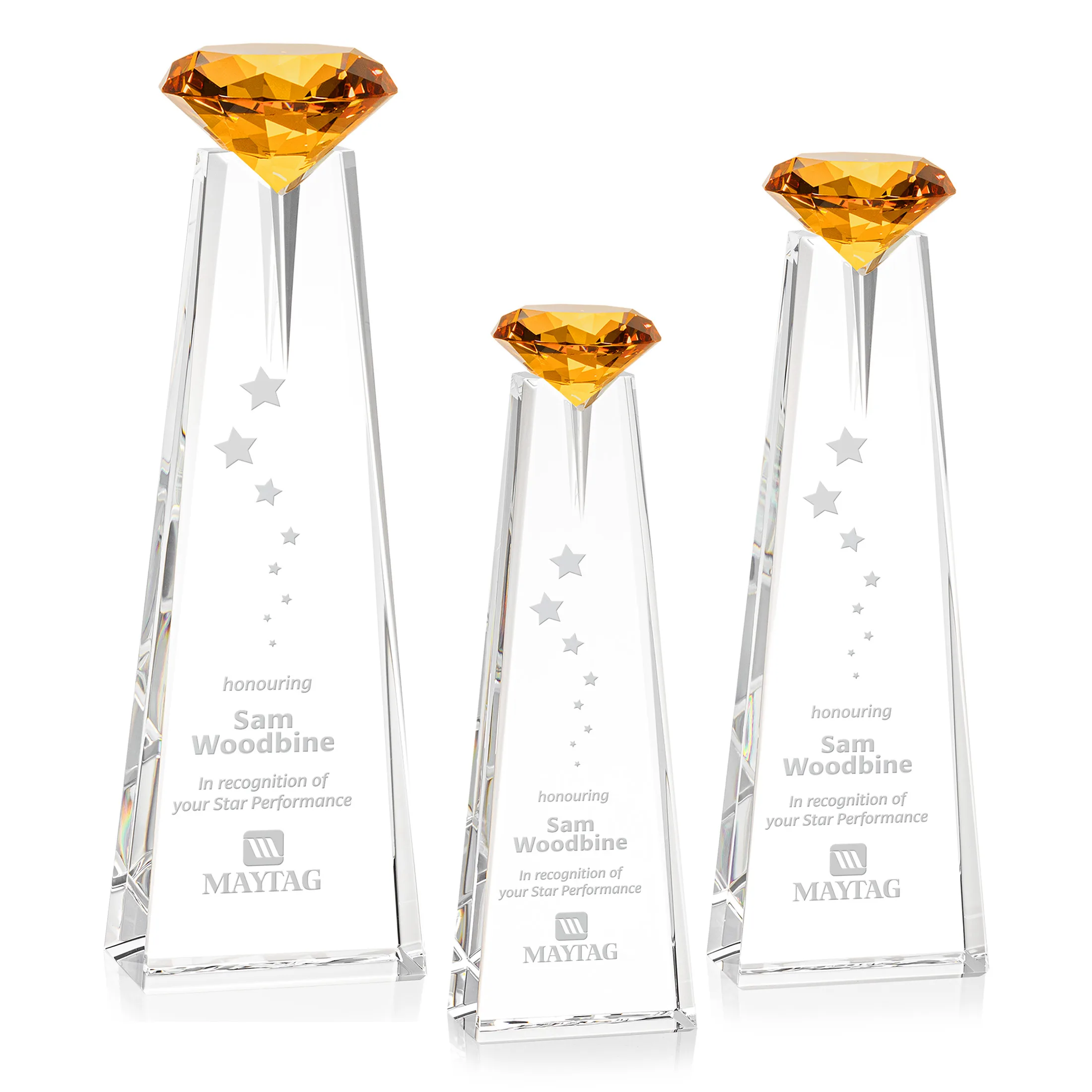 Deep Etch, Clear, Amber