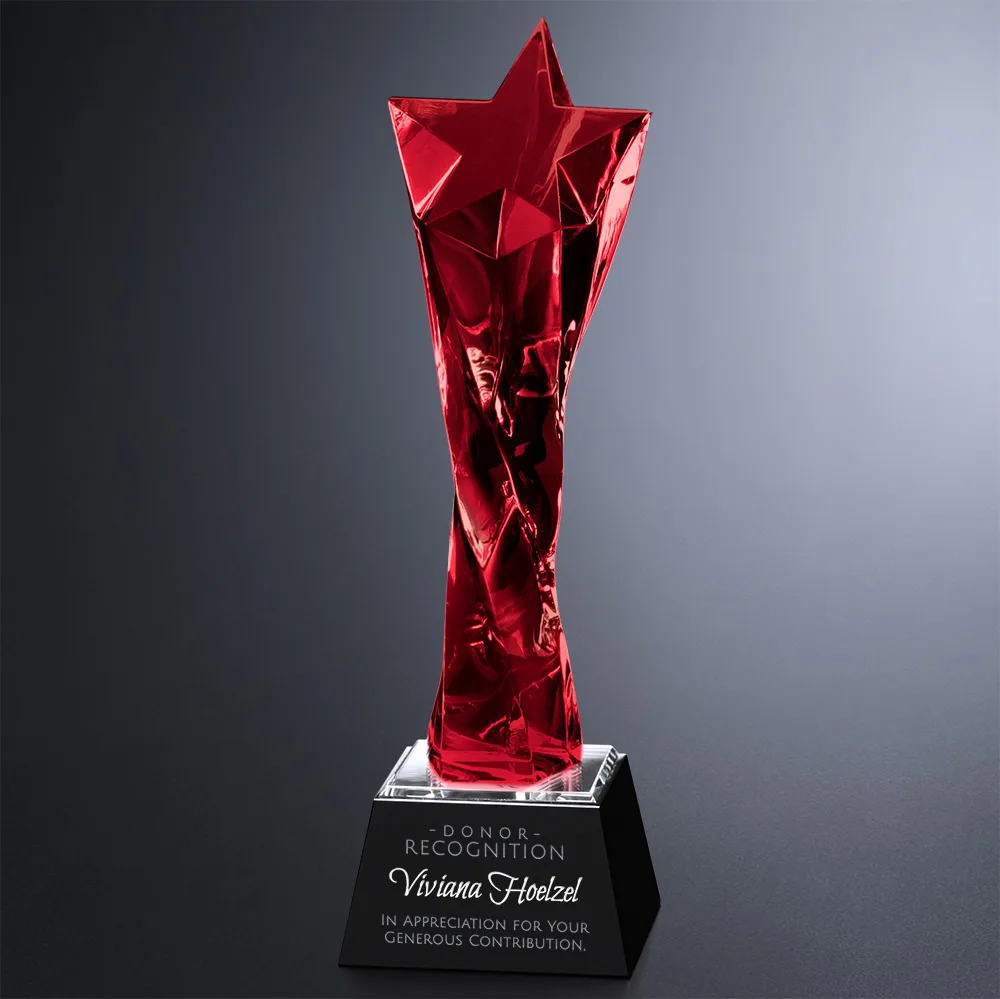 Twisted Star Award - Red