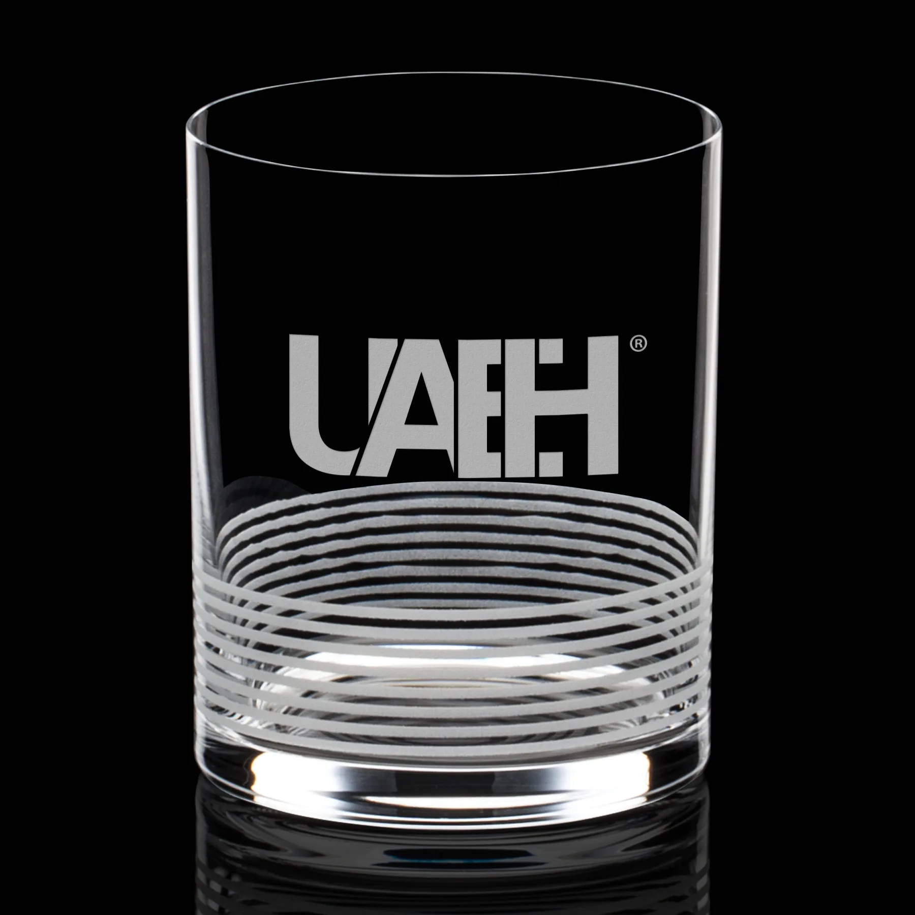 Glass Only, Deep Etch, On-the-Rocks