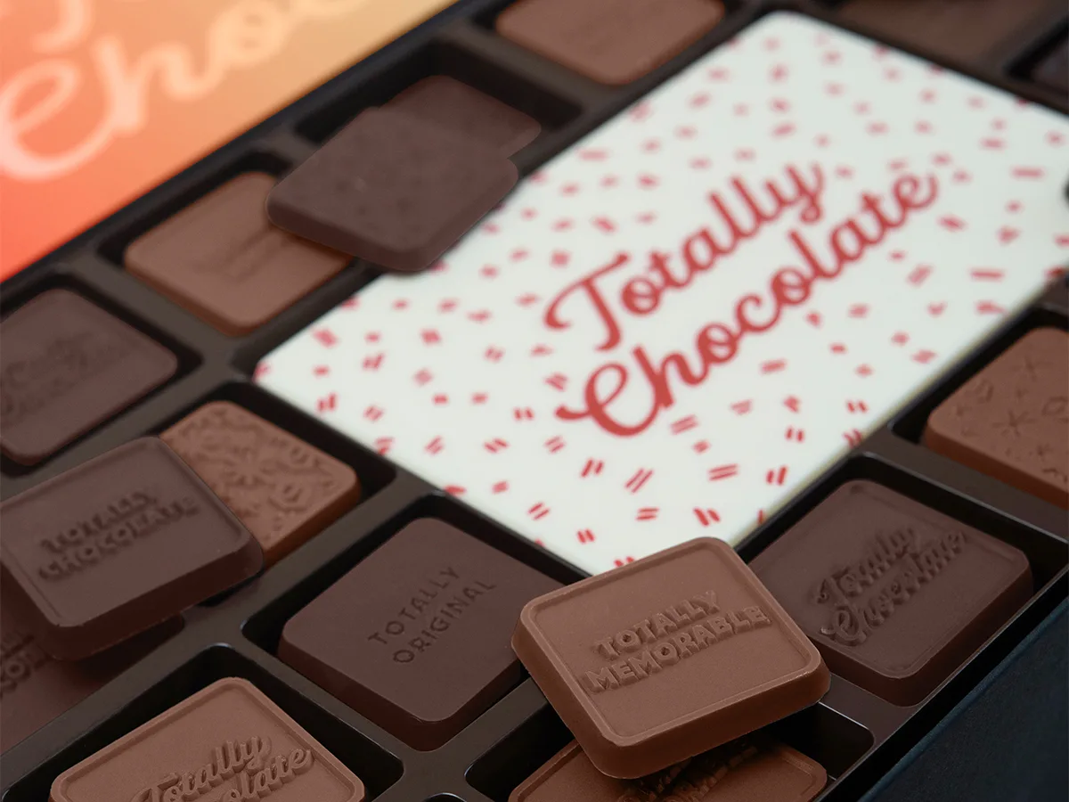 45-Piece Chocolate Ensemble Gift Set with Luxury Custom Packaging view 5