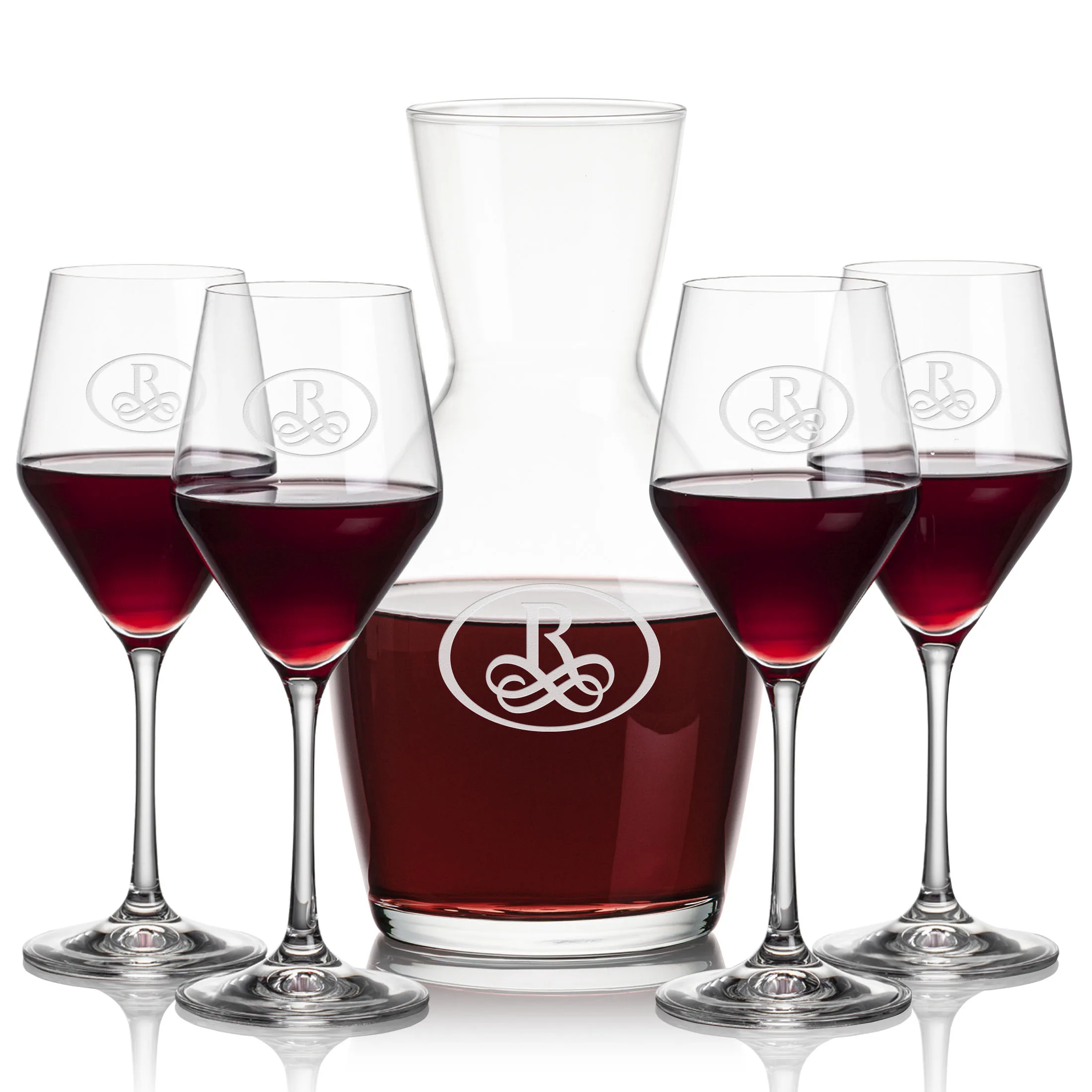 Carafe & 4 Wine